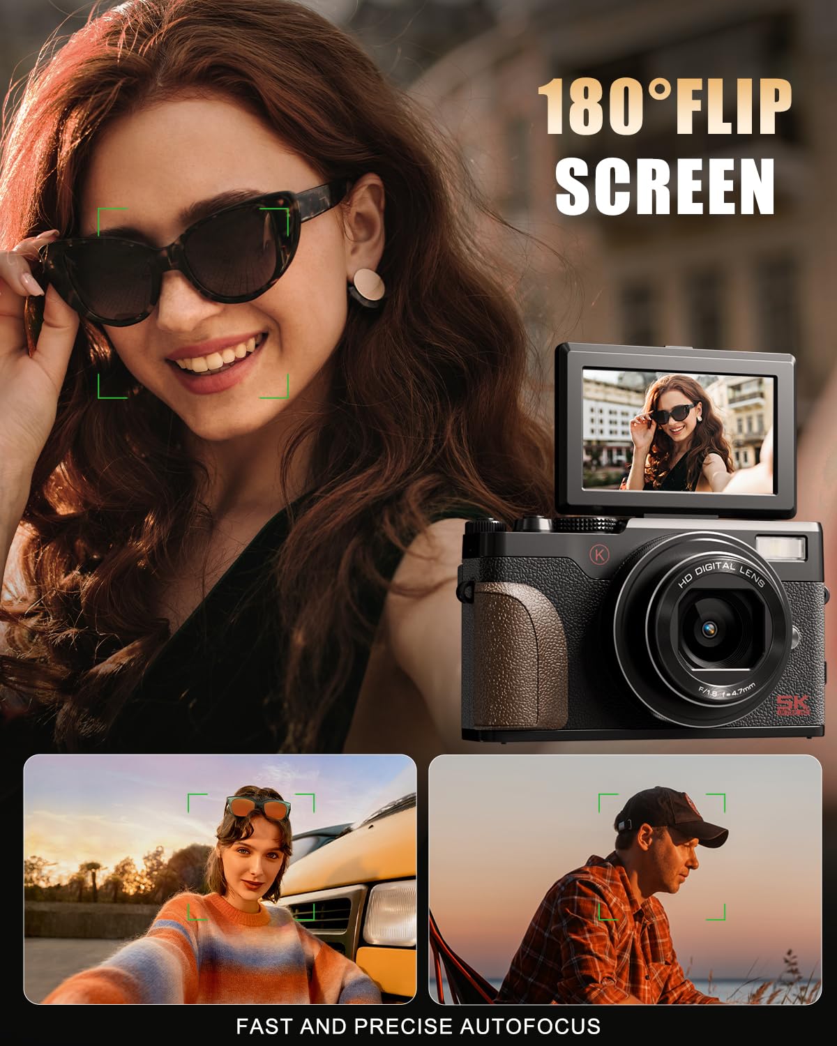 Amazon.com : NBD 5K 64MP Digital Camera for Photography with 18X